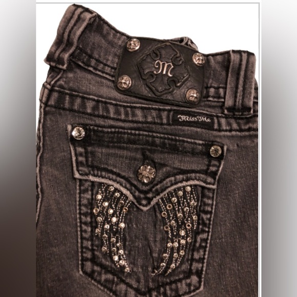 Miss Me Jeans - Price Just Reduced- Straight Legs, Size 27 - Picture 2 of 9